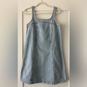 Madewell Denim A-line Denim Mini Dress